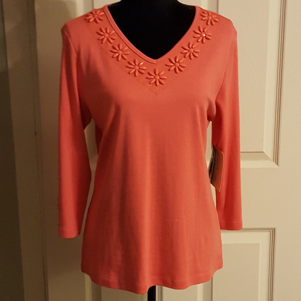 Beaded Flower Top